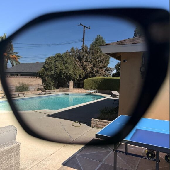 Prada Sunglasses - PR 19ZSF Black Frame. Grey Lenses - Picture 8 of 11